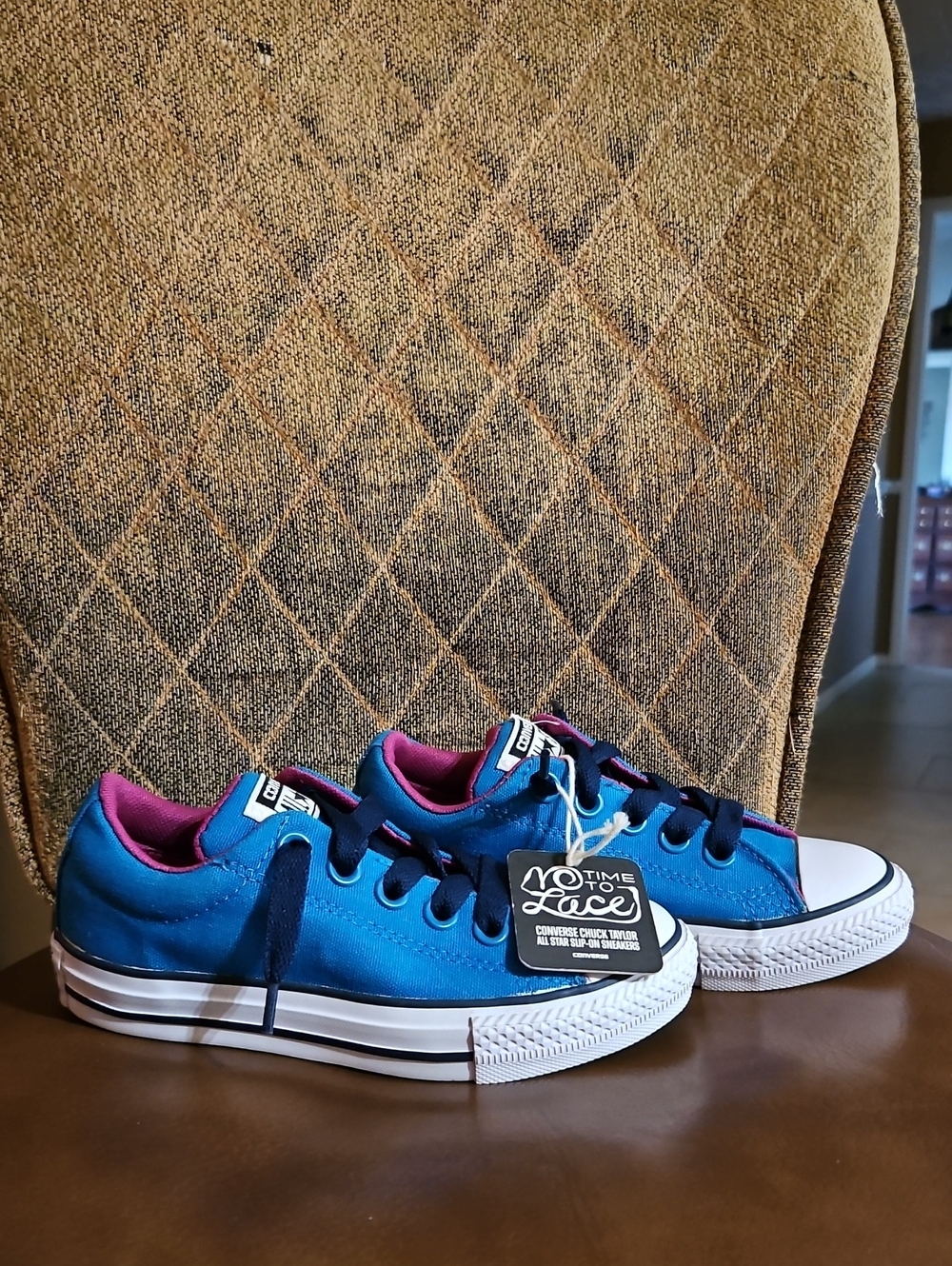 Converse Chuck Taylor All Star Madison Ox Lace Up Low Top Sneakers Shoes Blue